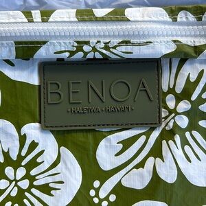 BENOA swim x Aloha Collection mid pouch limited edition Hawaiian green white NWT